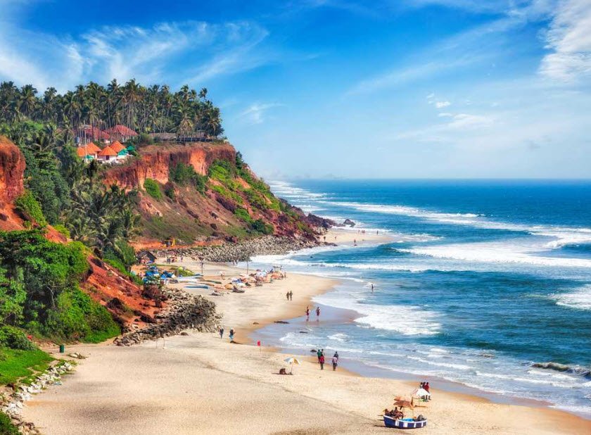 Varkala Beach, Kerala, India